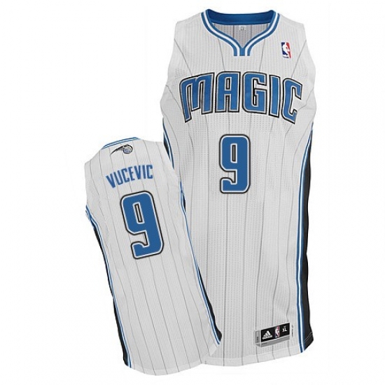 Men's Adidas Orlando Magic 9 Nikola Vucevic Authentic White Home NBA Jersey