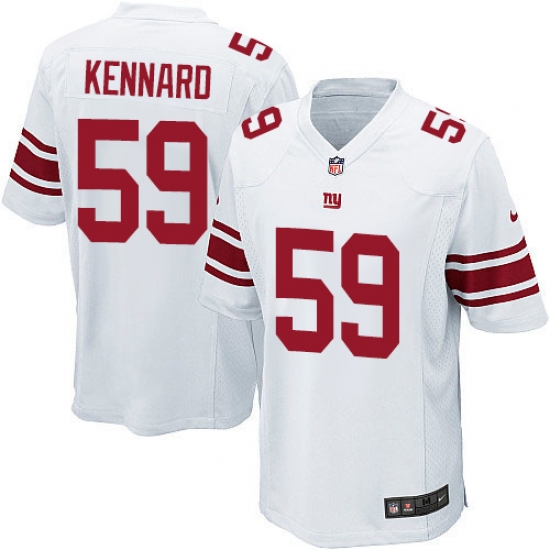 Men's Nike New York Giants 59 Devon Kennard Game White NFL Jersey