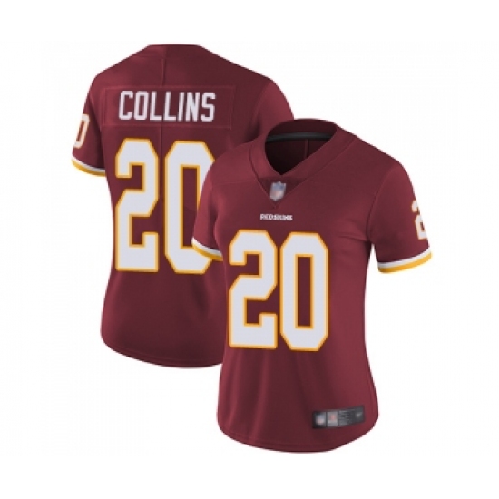 Women's Washington Redskins 20 Landon Collins Burgundy Red Team Color Vapor Untouchable Limited Player Football Jersey