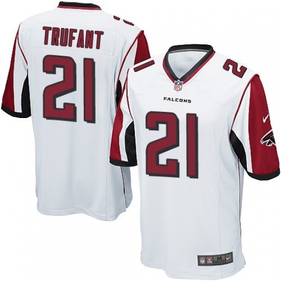 Men's Nike Atlanta Falcons 21 Desmond Trufant Game White NFL Jersey