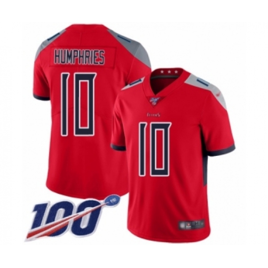 Youth Tennessee Titans 10 Adam Humphries Limited Red Inverted Legend 100th Season Football Jersey