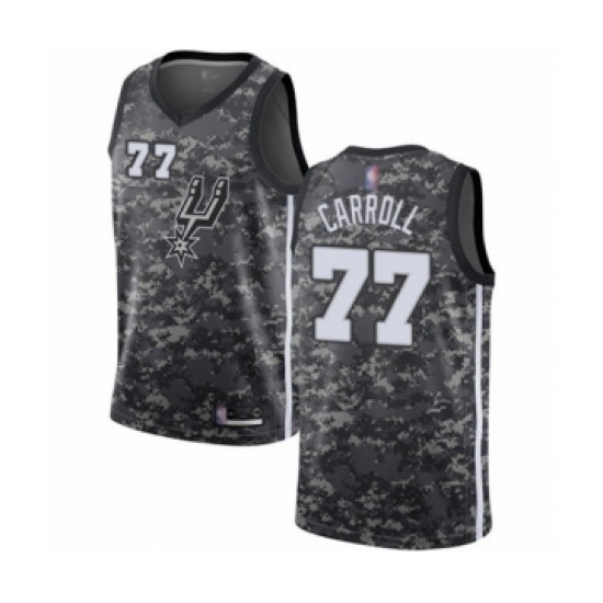 Youth San Antonio Spurs 77 DeMarre Carroll Swingman Camo Basketball Jersey - City Edition