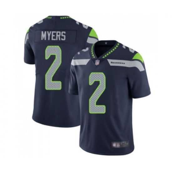 Youth Seattle Seahawks 2 Jason Myers Navy Blue Team Color Vapor Untouchable Limited Player Football Jersey