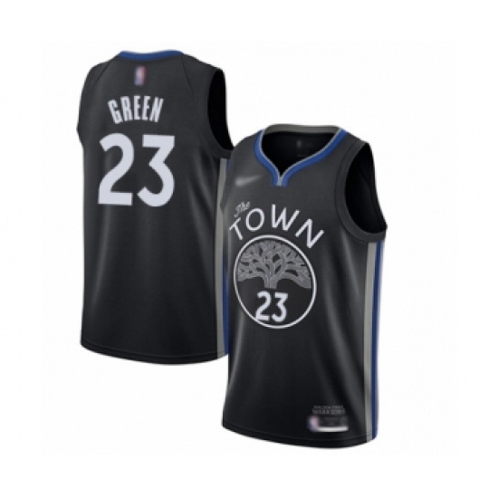 Youth Golden State Warriors 23 Draymond Green Swingman Black Basketball Jersey - 2019 20 City Edition