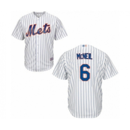 Youth New York Mets 6 Jeff McNeil Authentic White Home Cool Base Baseball Jersey