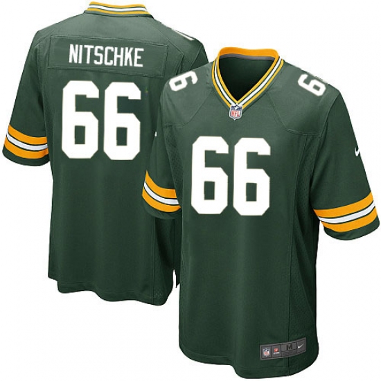 Men's Nike Green Bay Packers 66 Ray Nitschke Game Green Team Color NFL Jersey