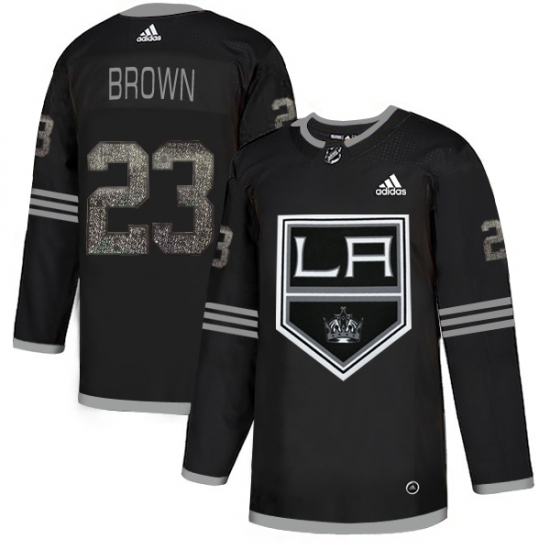 Men's Adidas Los Angeles Kings 23 Dustin Brown Black Authentic Classic Stitched NHL Jersey