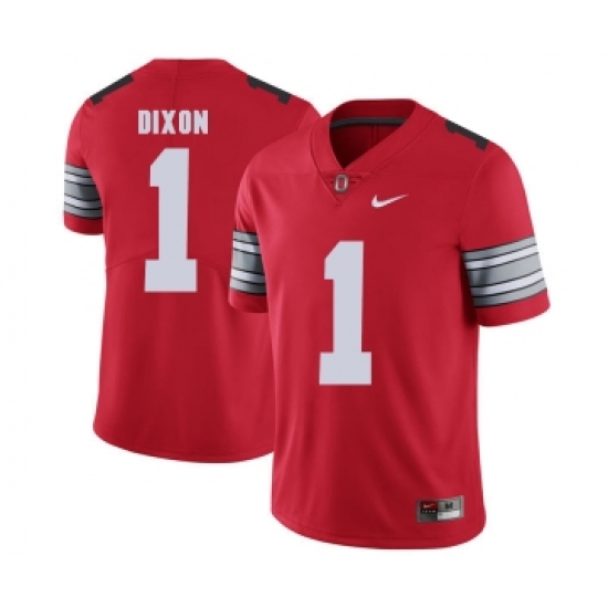 Ohio State Buckeyes 1 Johnnie Dixon Red 2018 Spring Game College Football Limited Jersey