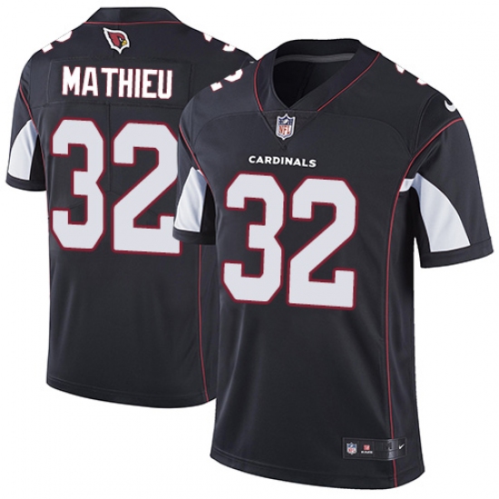 Men's Nike Arizona Cardinals 32 Tyrann Mathieu Black Alternate Vapor Untouchable Limited Player NFL Jersey