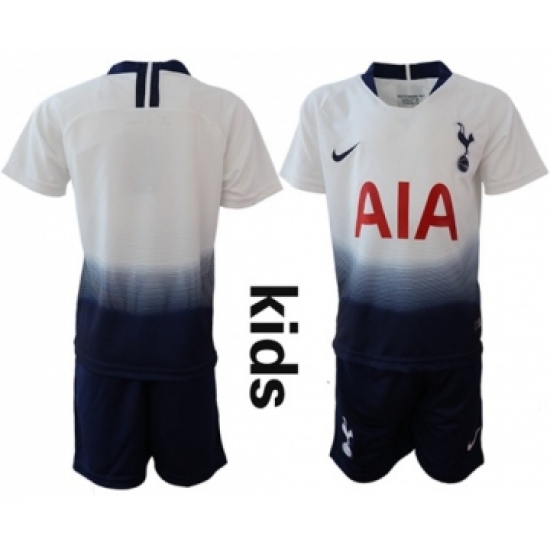 Tottenham Hotspur Blank Home Kid Soccer Club Jersey