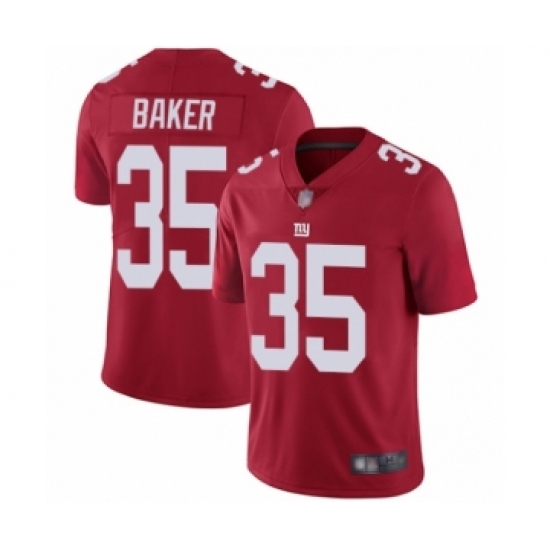 Youth New York Giants 35 Deandre Baker Red Alternate Vapor Untouchable Limited Player Football Jersey