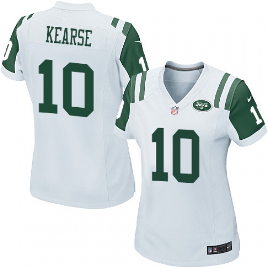 Women's Nike New York Jets 10 Jermaine Kearse Game White NFL Jersey