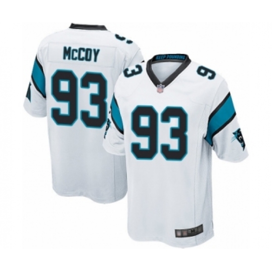 Men's Carolina Panthers 93 Gerald McCoy Game White Football Jersey