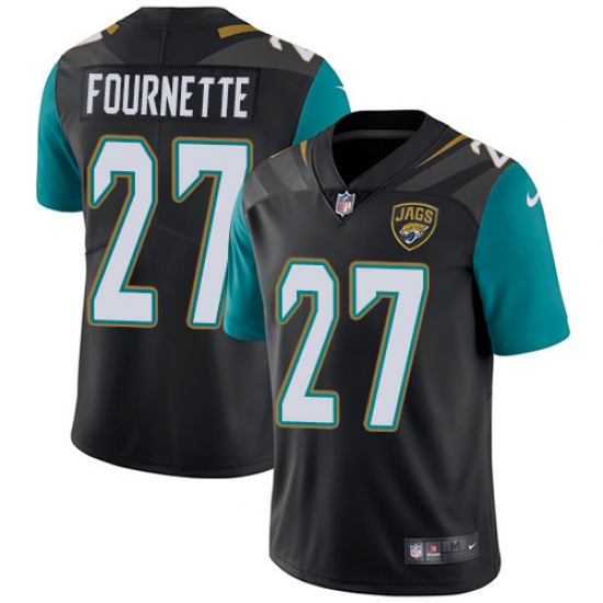 Youth Nike Jacksonville Jaguars 27 Leonard Fournette Black Alternate Vapor Untouchable Limited Player NFL Jersey