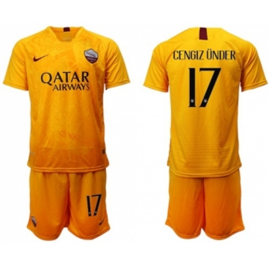 Roma 17 Cengiz Under Third Soccer Club Jersey