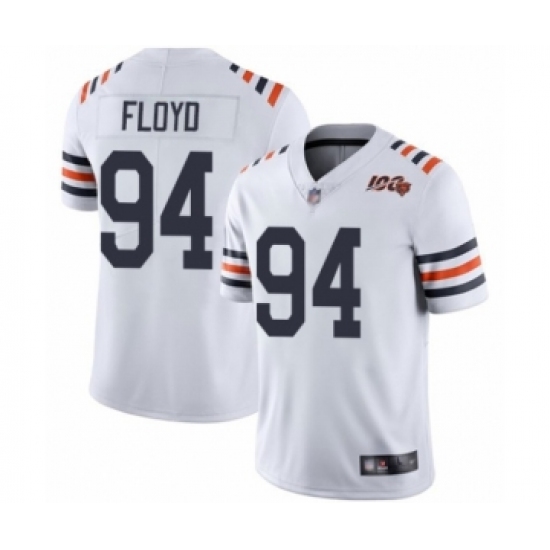 Men's Chicago Bears 94 Leonard Floyd White 100th Season Limited Football Jersey