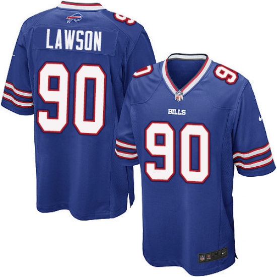 Youth Nike Buffalo Bills 90 Shaq Lawson Game Royal Blue Team Color NFL Jersey