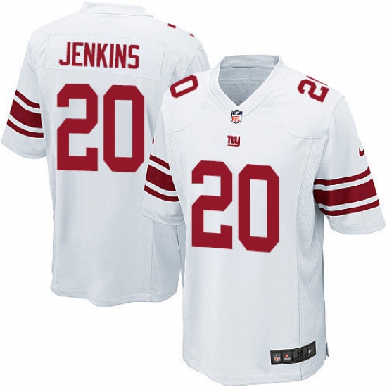 Men's Nike New York Giants 20 Janoris Jenkins Game White NFL Jersey