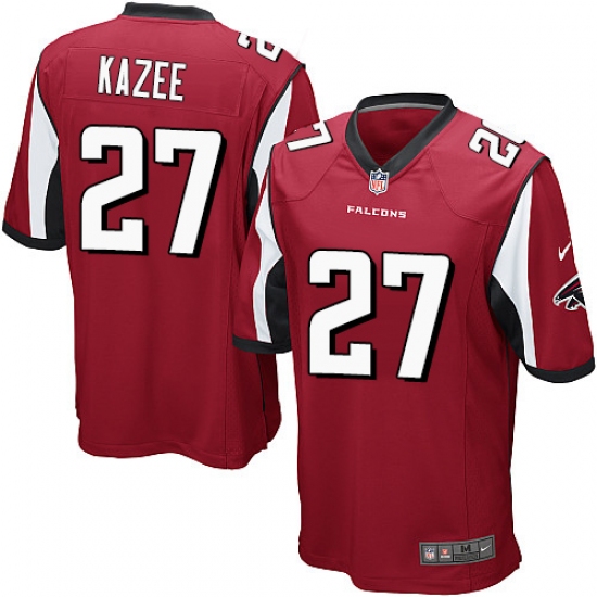 Men's Nike Atlanta Falcons 27 Damontae Kazee Game Red Team Color NFL Jersey