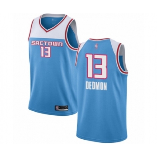 Women's Sacramento Kings 13 Dewayne Dedmon Swingman Blue Basketball Jersey - 2018 19 City Edition