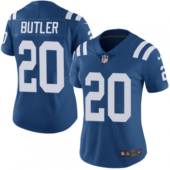 Women's Nike Indianapolis Colts 20 Darius Butler Elite Royal Blue Team Color NFL Jersey