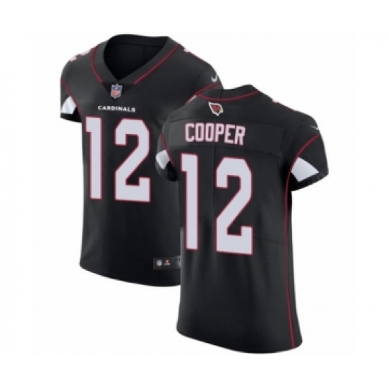 Men's Nike Arizona Cardinals 12 Pharoh Cooper Black Alternate Vapor Untouchable Elite Player NFL Jersey