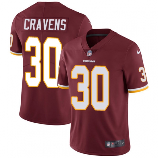 Youth Nike Washington Redskins 30 Su'a Cravens Burgundy Red Team Color Vapor Untouchable Limited Player NFL Jersey