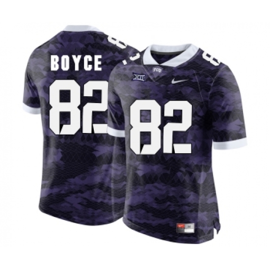 TCU Horned Frogs 82 Josh Boyce Purple College Football Limited Jersey