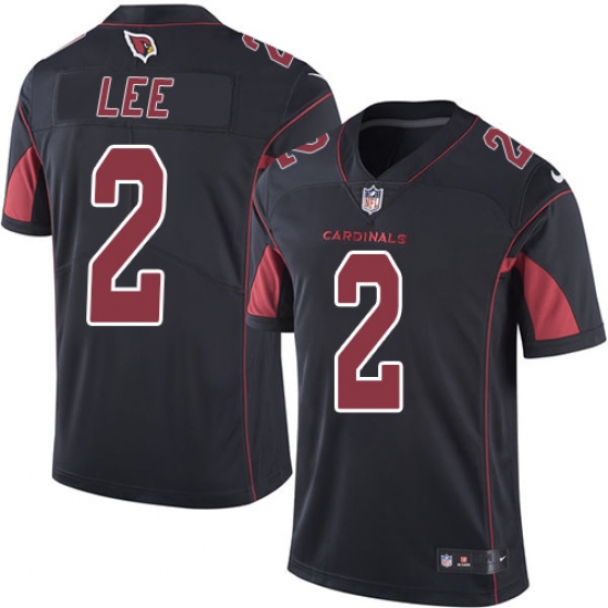 Youth Nike Arizona Cardinals 2 Andy Lee Limited Black Rush Vapor Untouchable NFL Jersey