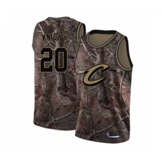 Men's Cleveland Cavaliers 20 Brandon Knight Swingman Camo Realtree Collection Basketball Jersey