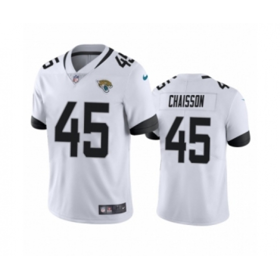 Jacksonville Jaguars 45 K'Lavon Chaisson White 2020 NFL Draft Vapor Limited Jersey