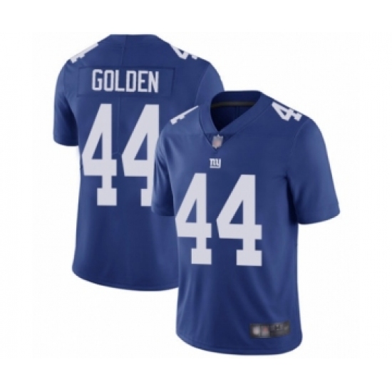 Men's New York Giants 44 Markus Golden Royal Blue Team Color Vapor Untouchable Elite Player Football Jersey