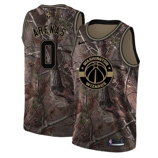 Men's Nike Washington Wizards 0 Gilbert Arenas Swingman Camo Realtree Collection NBA Jersey