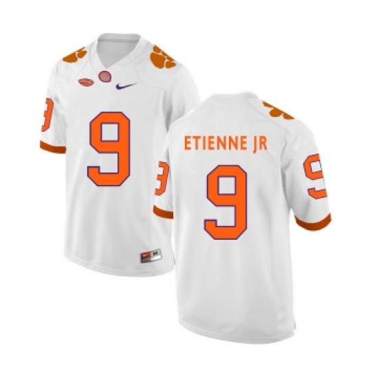 Clemson Tigers 9 Travis Etienne Jr White College Football Jersey