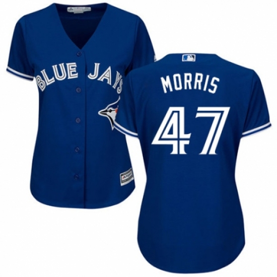 Women's Majestic Toronto Blue Jays 47 Jack Morris Authentic Blue Alternate MLB Jersey