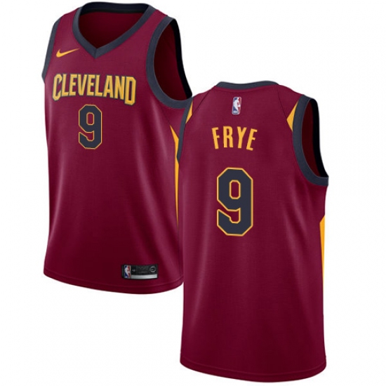 Youth Nike Cleveland Cavaliers 9 Channing Frye Swingman Maroon NBA Jersey - Icon Edition