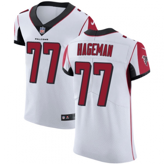 Men's Nike Atlanta Falcons 77 Ra'Shede Hageman White Vapor Untouchable Elite Player NFL Jersey