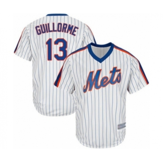 Youth New York Mets 13 Luis Guillorme Authentic White Alternate Cool Base Baseball Player Jersey