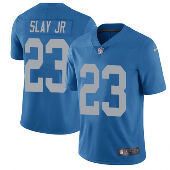 Men's Nike Detroit Lions 23 Darius Slay Elite Blue Alternate NFL Jersey