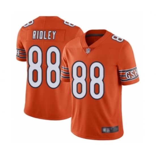 Youth Chicago Bears 88 Riley Ridley Orange Alternate Vapor Untouchable Limited Player Football Jersey