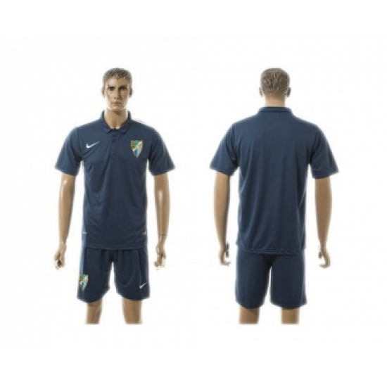 Malaga Blank Blue Training Soccer Club Jersey