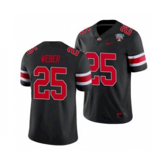 Men's Ohio State Buckeyes Mike Weber 2021 Sugar Bowl Black Football Jersey