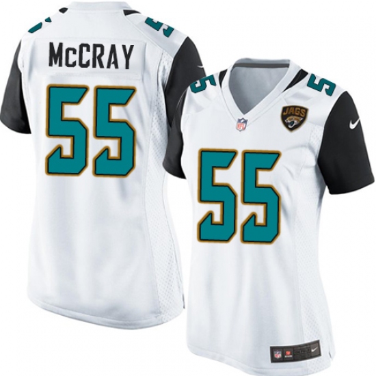 Women's Nike Jacksonville Jaguars 55 Lerentee McCray Game White NFL Jersey