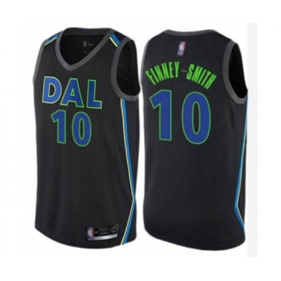 Women's Dallas Mavericks 10 Dorian Finney-Smith Swingman Black Basketball Jersey - City Edition