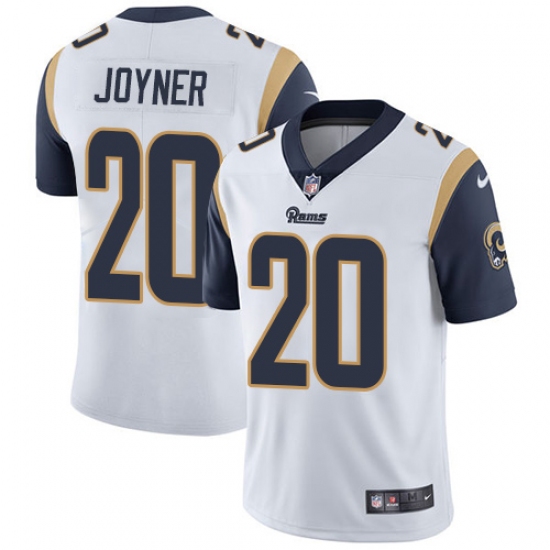 Youth Nike Los Angeles Rams 20 Lamarcus Joyner White Vapor Untouchable Limited Player NFL Jersey