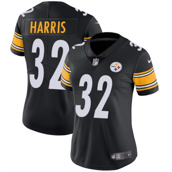 Women's Nike Pittsburgh Steelers 32 Franco Harris Black Team Color Vapor Untouchable Limited Player NFL Jersey