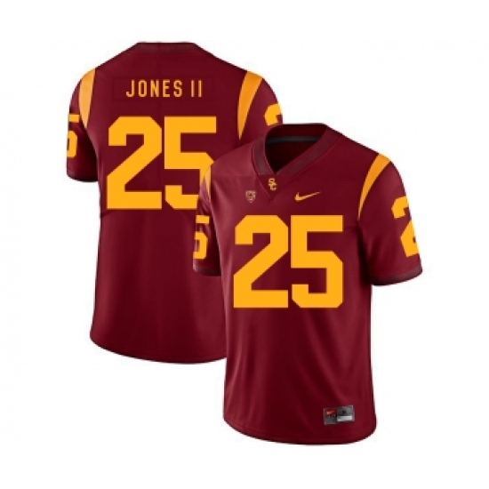 USC Trojans 25 Ronald Jones II Red College Football Jersey