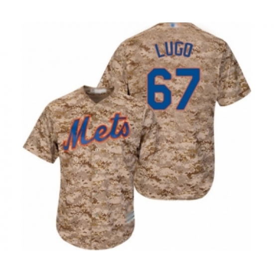 Youth New York Mets 67 Seth Lugo Authentic Camo Alternate Cool Base Baseball Player Jersey