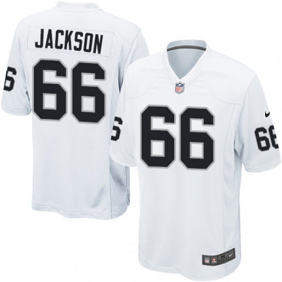 Men's Nike Oakland Raiders 66 Gabe Jackson Game White NFL Jersey