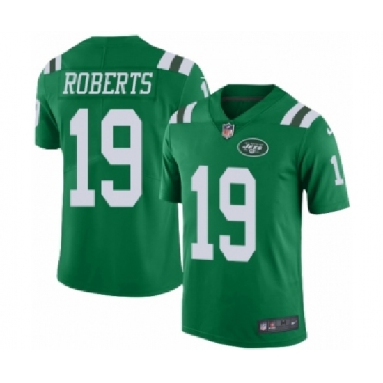 Youth Nike New York Jets 19 Andre Roberts Limited Green Rush Vapor Untouchable NFL Jersey